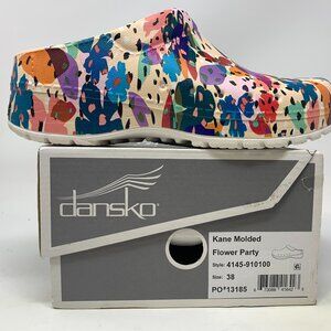Dansko Women's Clog Multicolor Kane Molded Light Wear Shoe Size 38 EU US 8M